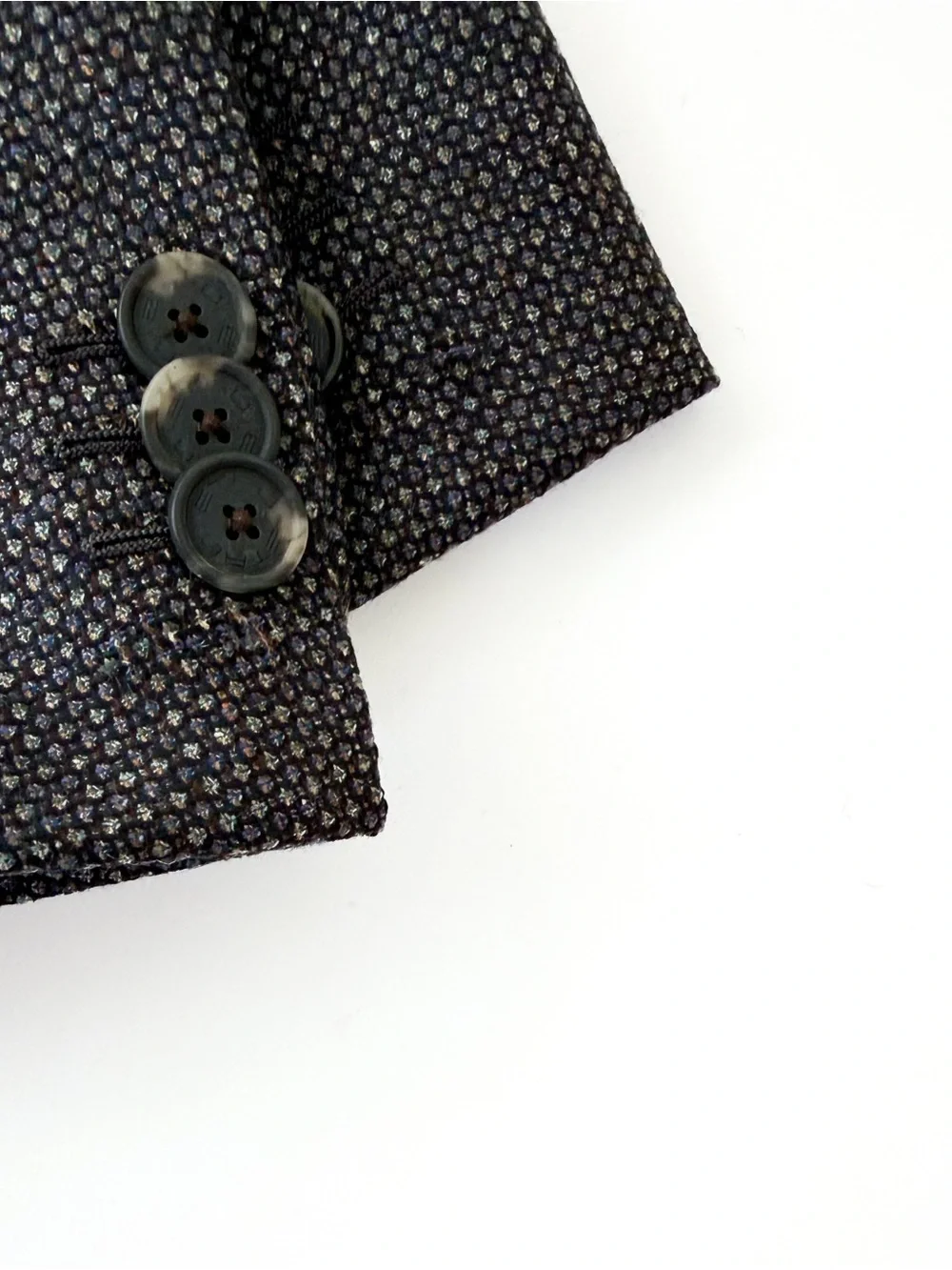 NEW Etro SIlk Wool Blazer Men's Dark Green Blue Black Textured Sport Coat 40R